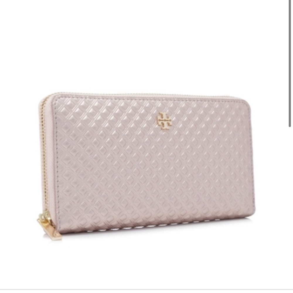 Tory Burch Marion Embossed Zip Continental Wallet